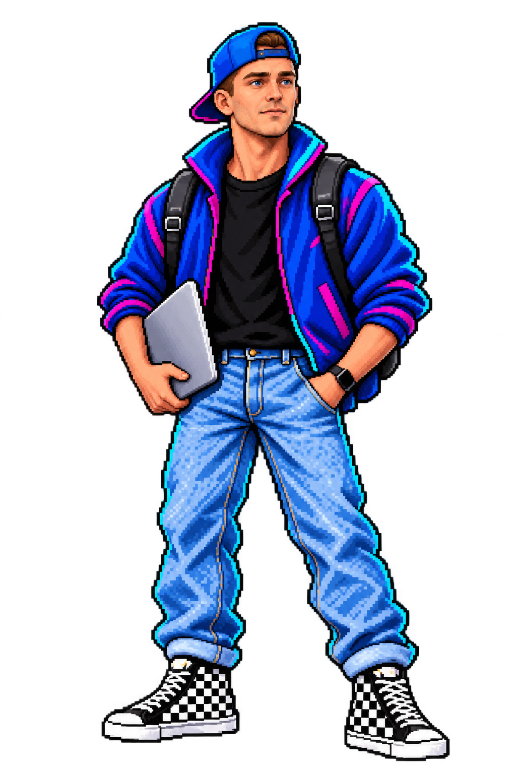 Kevin Glover's arcade character
